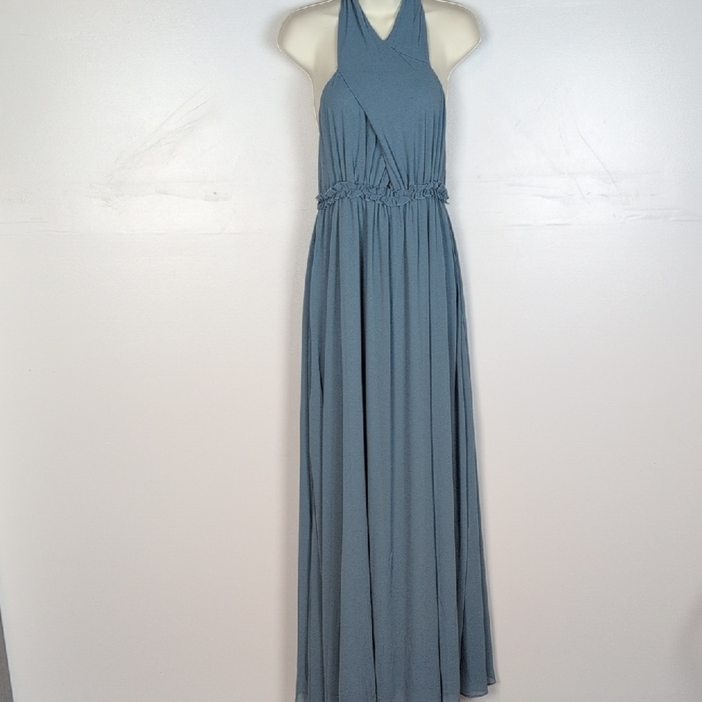 Lulu's Chiffon Bridesmaid Dress